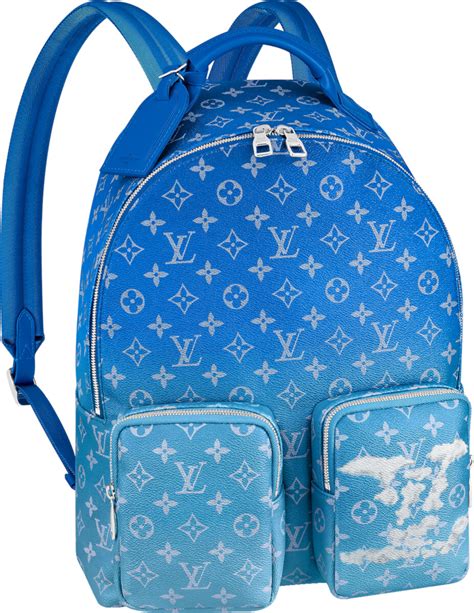 louis vuitton blue backpack|Louis Vuitton backpack unisex.